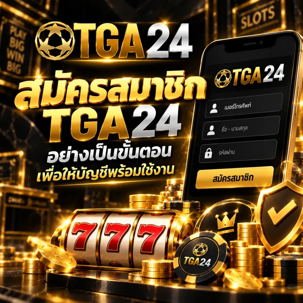 สมัครสมาชิก tga24 อย่างเป็นขั้นตอน เพื่อให้บัญชีพร้อมใช้งาน